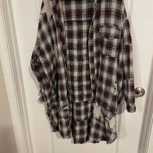 Blue Velvet Star flannel new